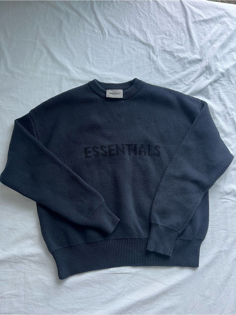 Navy Essentials x Ssense sweater